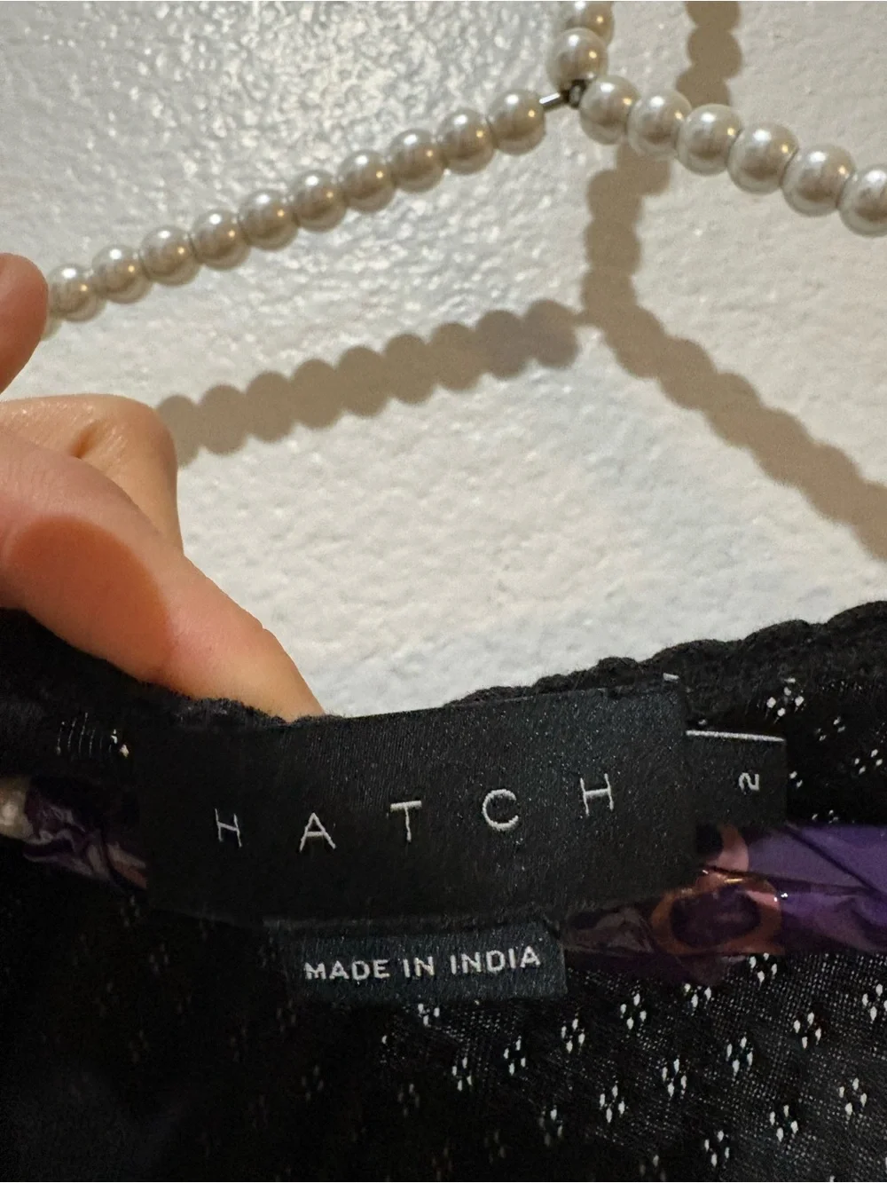 Hatch 2 Small  Black Nursing Pointelle Lightweight Lounge Jumper